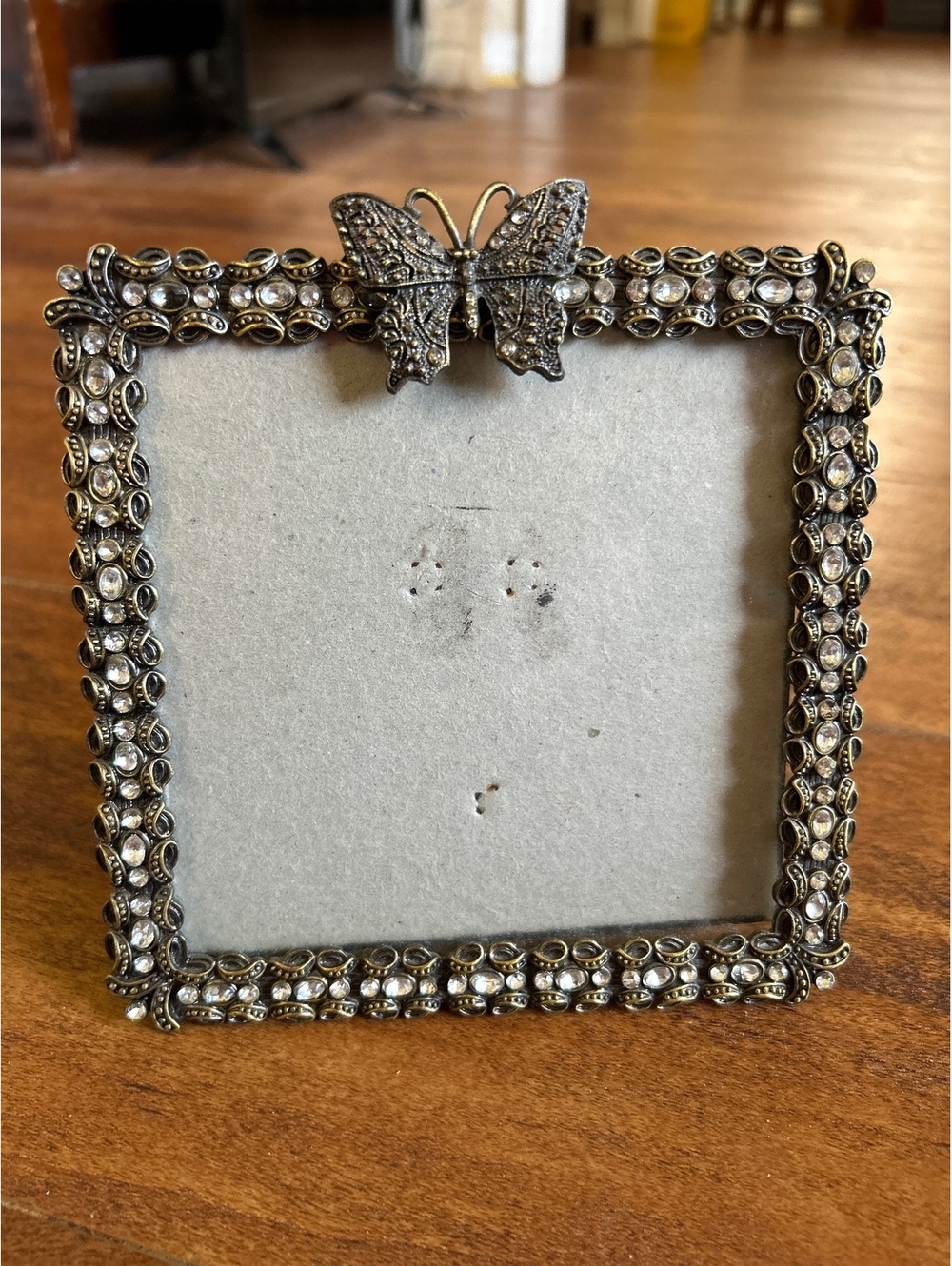 Vintage Ornate Butterfly Decorative Photo Frame